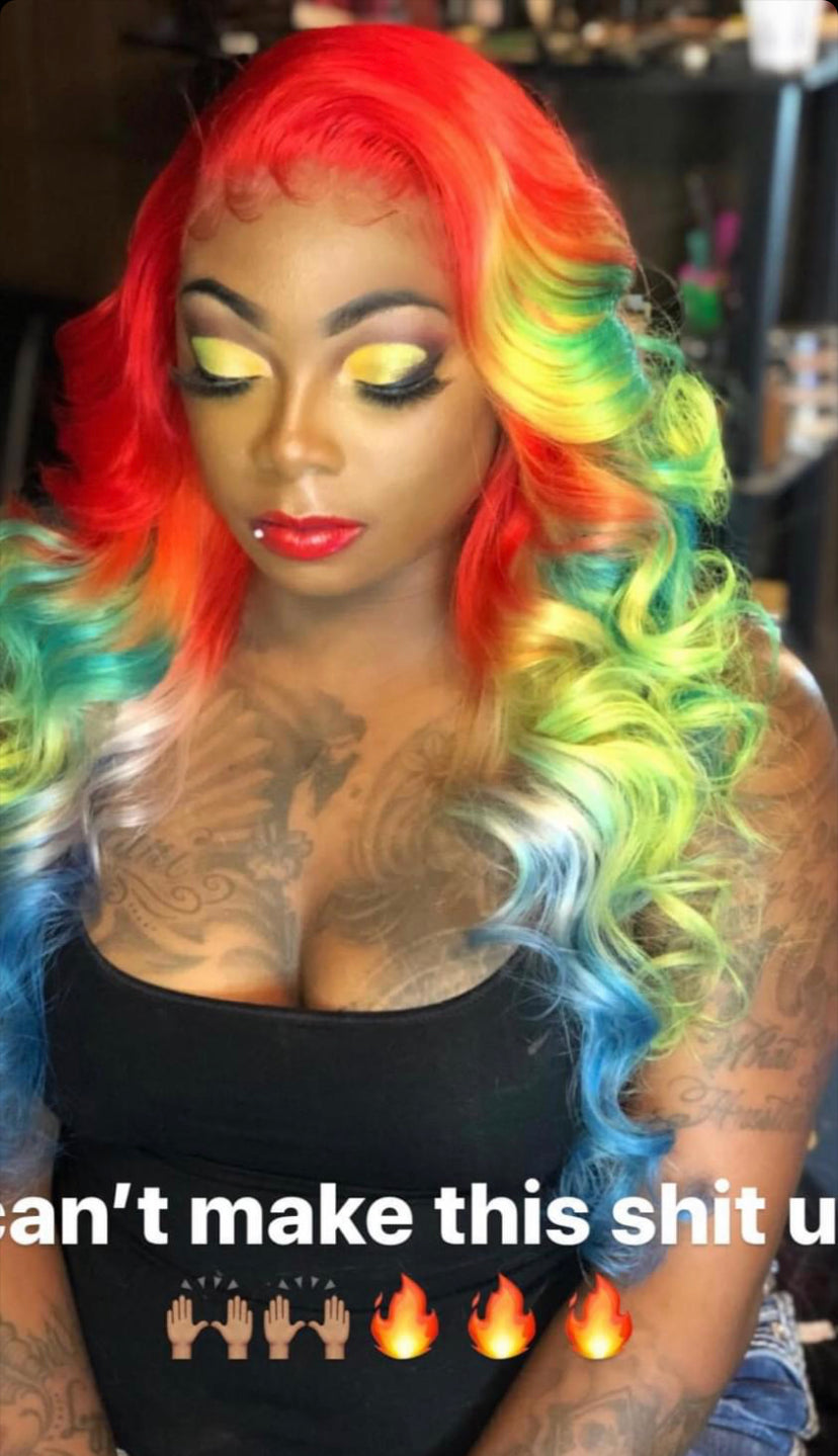 613 TRANSPARENT 13X4 FRONTAL WIGS