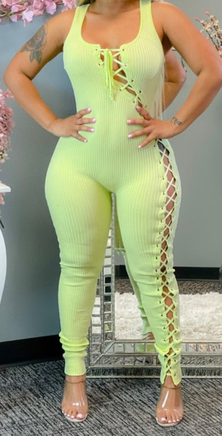 Key Lime Jumpsuit