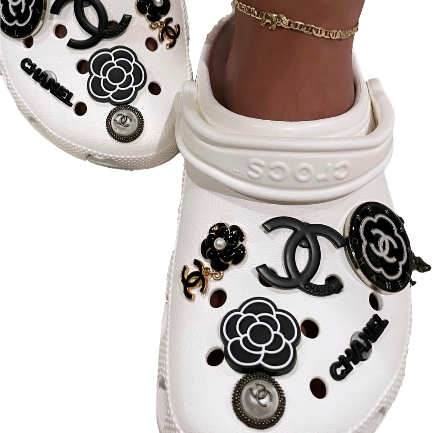 Step by Step Customizing Chanel Design Crocs